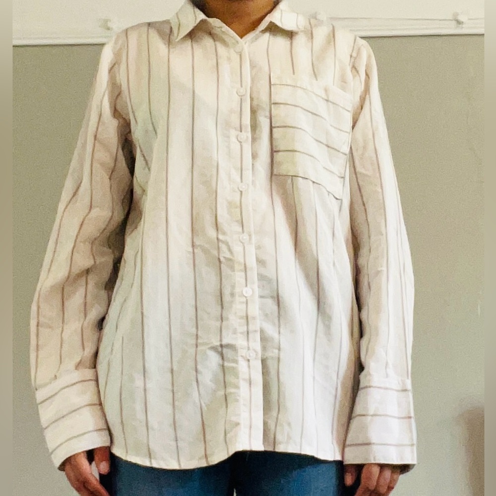 Striped Long Sleeve Women's Top